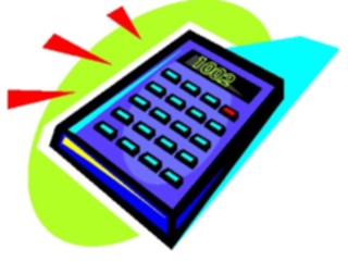 Sticker Custom Preview Image #038807 Business Office Cartoons Calculator04