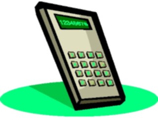 Sticker Custom Preview Image #038811 Business Office Cartoons Calculator08