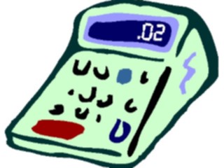Sticker Custom Preview Image #038813 Business Office Cartoons Calculator10