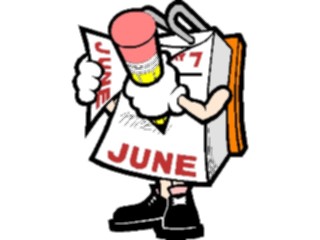 Sticker Custom Preview Image #038822 Business Office Cartoons Calendar1