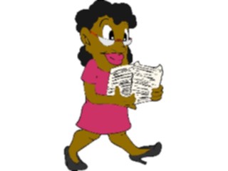 Sticker Custom Preview Image #038840 Business Office Cartoons Carrying Papers