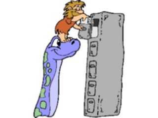 Sticker Custom Preview Image #038847 Business Office Cartoons Cavemanat File Cabinet