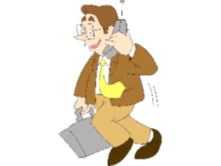 Sticker Custom Preview Image #038858 Business Office Cartoons Cellular Phone02
