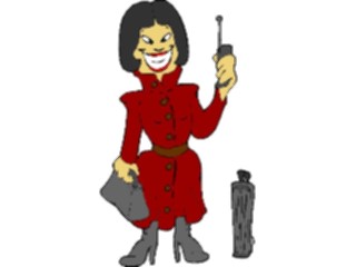 Sticker Custom Preview Image #038865 Business Office Cartoons Cellular Phone09