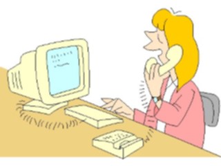 Sticker Custom Preview Image #038948 Business Office Cartoons Computer12