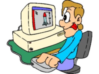 Sticker Custom Preview Image #038961 Business Office Cartoons Computer25