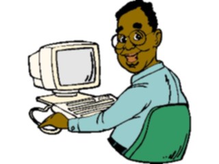 Sticker Custom Preview Image #038966 Business Office Cartoons Computer30