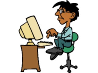 Sticker Custom Preview Image #038967 Business Office Cartoons Computer31