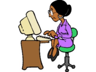 Sticker Custom Preview Image #038969 Business Office Cartoons Computer33