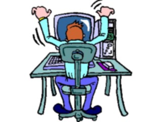 Sticker Custom Preview Image #038980 Business Office Cartoons Computer44