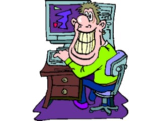 Sticker Custom Preview Image #038984 Business Office Cartoons Computer48