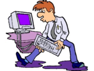 Sticker Custom Preview Image #038985 Business Office Cartoons Computer49