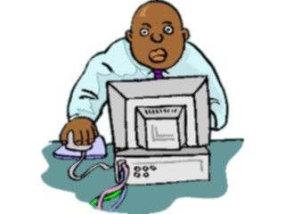 Sticker Custom Preview Image #038988 Business Office Cartoons Computer52