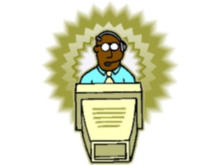 Sticker Custom Preview Image #038990 Business Office Cartoons Computer54