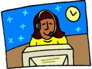 Sticker Custom Preview Image #038993 Business Office Cartoons Computer57