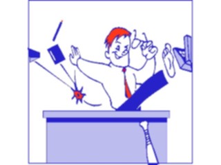 Sticker Custom Preview Image #038998 Business Office Cartoons Computer Had Enough