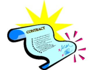 Sticker Custom Preview Image #039013 Business Office Cartoons Contract