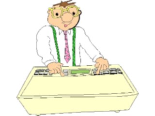Sticker Custom Preview Image #039020 Business Office Cartoons Copier05