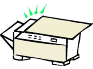 Sticker Custom Preview Image #039026 Business Office Cartoons Copier11
