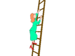 Sticker Custom Preview Image #039042 Business Office Cartoons Corporate Ladder1