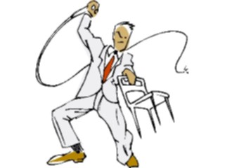 Sticker Custom Preview Image #039056 Business Office Cartoons Crackingthe Whip1