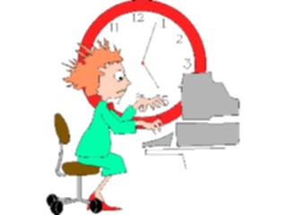 Sticker Custom Preview Image #039067 Business Office Cartoons Deadline1