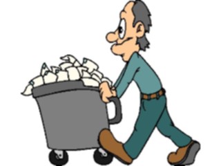 Sticker Custom Preview Image #039073 Business Office Cartoons Delivering Mail2