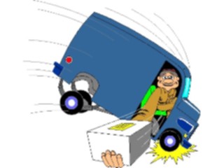 Sticker Custom Preview Image #039079 Business Office Cartoons Delivery Man1