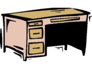 Sticker Custom Preview Image #039087 Business Office Cartoons Desk04