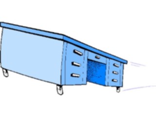 Sticker Custom Preview Image #039098 Business Office Cartoons Desk Flying