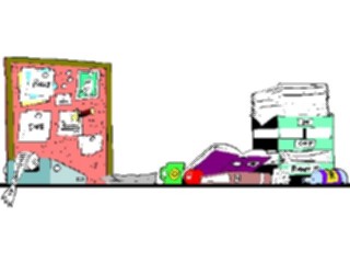Sticker Custom Preview Image #039104 Business Office Cartoons Desk Scene