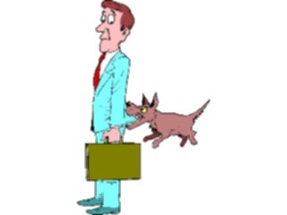 Sticker Custom Preview Image #039129 Business Office Cartoons Dog Bite