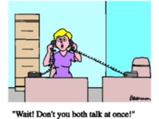 Sticker Custom Preview Image #039131 Business Office Cartoons Dont Both Talkat Once