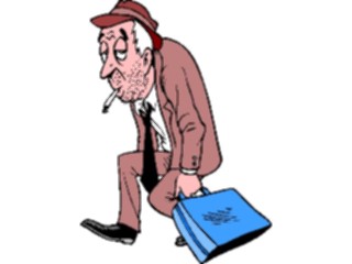 Sticker Custom Preview Image #039137 Business Office Cartoons Downinthe Dumps