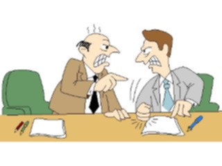 Sticker Custom Preview Image #039179 Business Office Cartoons Executive Argument