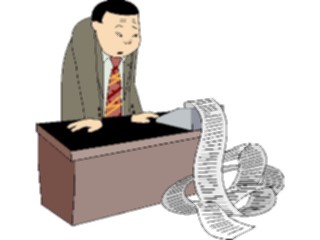 Sticker Custom Preview Image #039191 Business Office Cartoons Fax1