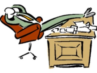 Sticker Custom Preview Image #039205 Business Office Cartoons Feeton Desk2