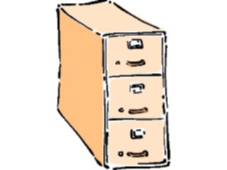 Sticker Custom Preview Image #039228 Business Office Cartoons File Cabinet17
