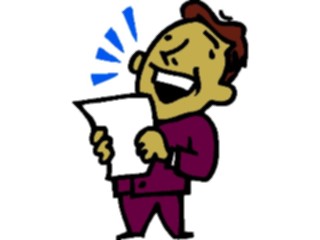 Sticker Custom Preview Image #039282 Business Office Cartoons Giving Speech1
