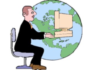 Sticker Custom Preview Image #039287 Business Office Cartoons Global Corporation