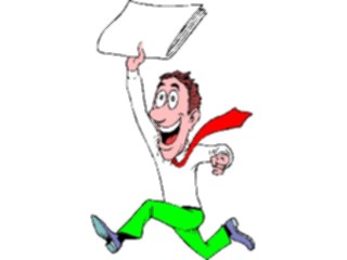 Sticker Custom Preview Image #039295 Business Office Cartoons Good News2