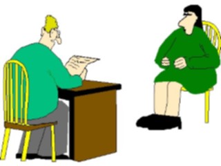 Sticker Custom Preview Image #039433 Business Office Cartoons Interview1