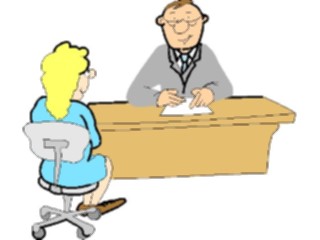 Sticker Custom Preview Image #039434 Business Office Cartoons Interview2