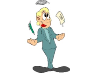 Sticker Custom Preview Image #039442 Business Office Cartoons Juggler3