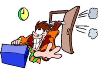 Sticker Custom Preview Image #039449 Business Office Cartoons Justin Time