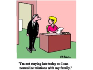 Sticker Custom Preview Image #039473 Business Office Cartoons Leaving Work2