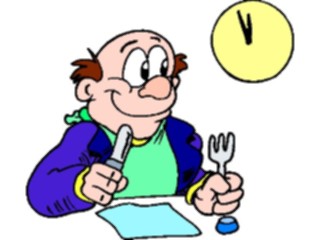 Sticker Custom Preview Image #039499 Business Office Cartoons Lunch Break3