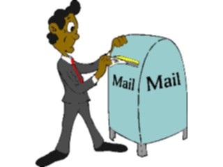 Sticker Custom Preview Image #039506 Business Office Cartoons Mailing Letter