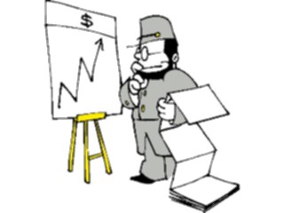 Sticker Custom Preview Image #039514 Business Office Cartoons Manat Chart