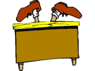 Sticker Custom Preview Image #039536 Business Office Cartoons Manin Desk2